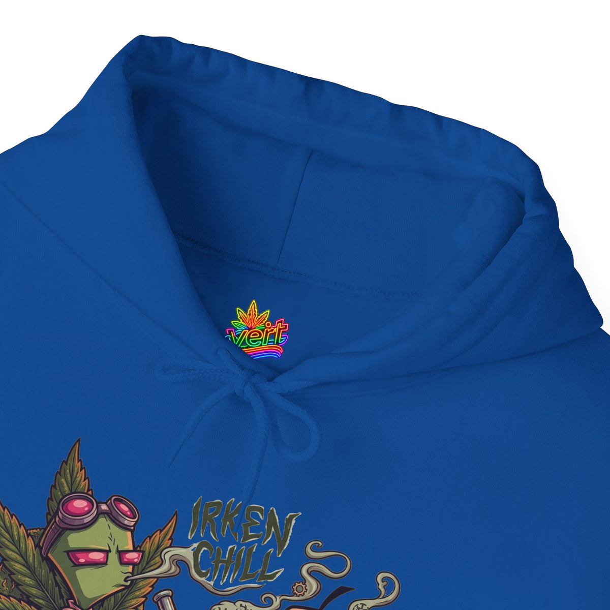 Vert Invader Zim Smoker Vintage Style Unisex Graphic Hoodie