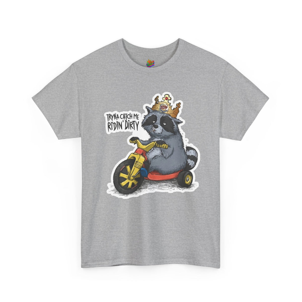 Vert Burger King Parody Vintage Style Unisex Cotton Graphic T-Shirt