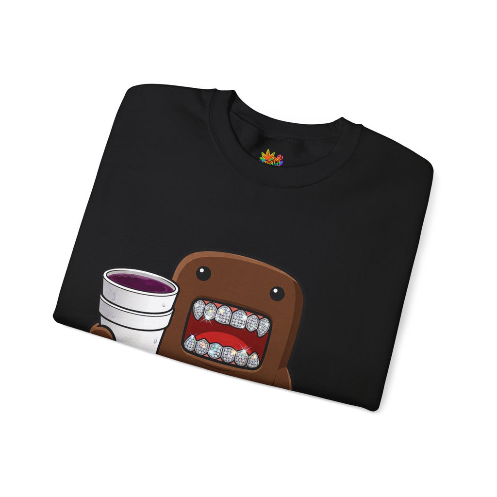 Vert Double Cup Domo Vintage Style Unisex Graphic Crewneck Sweatshirt