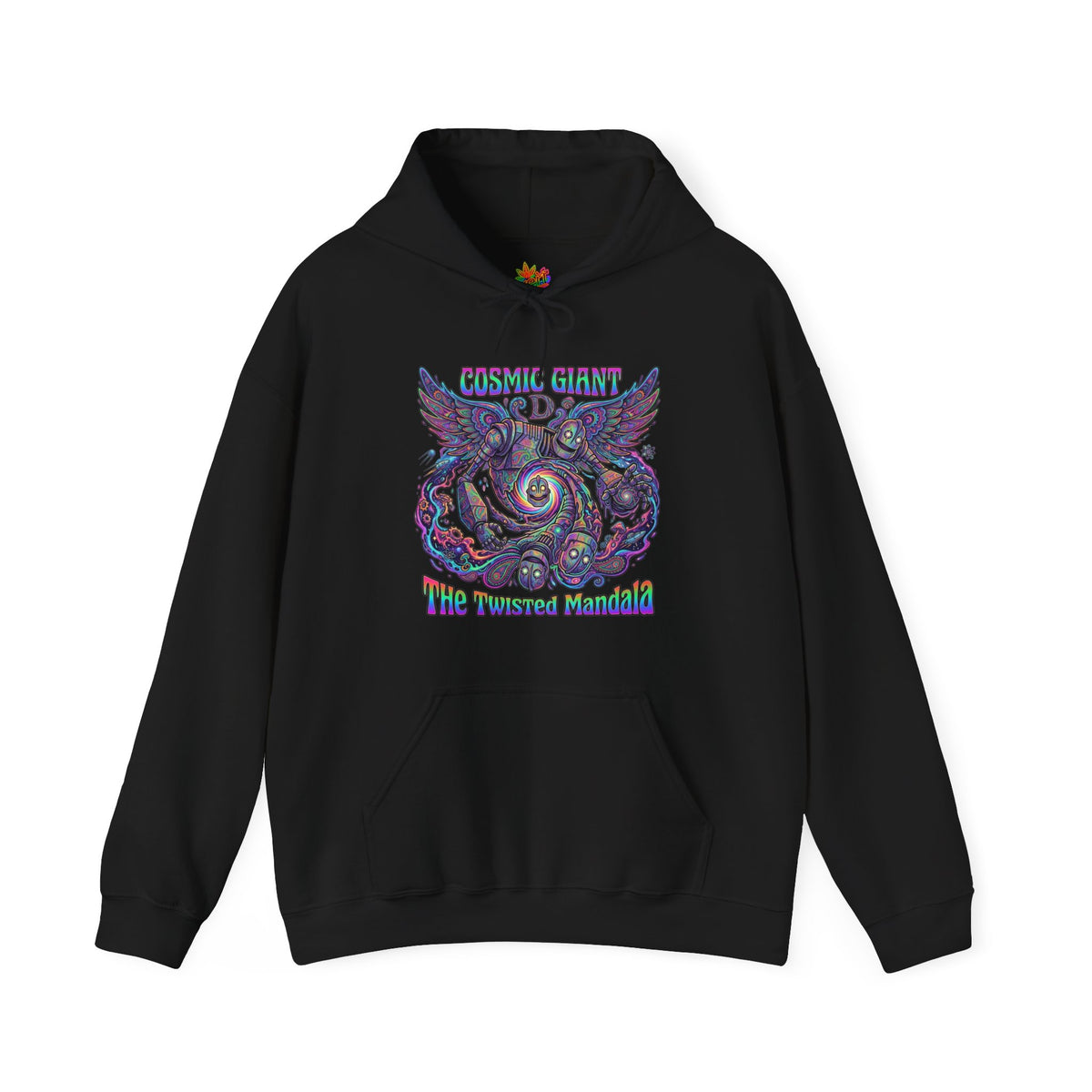 Vert Iron Giant Psychedelic Vintage Style Unisex Graphic Hoodie