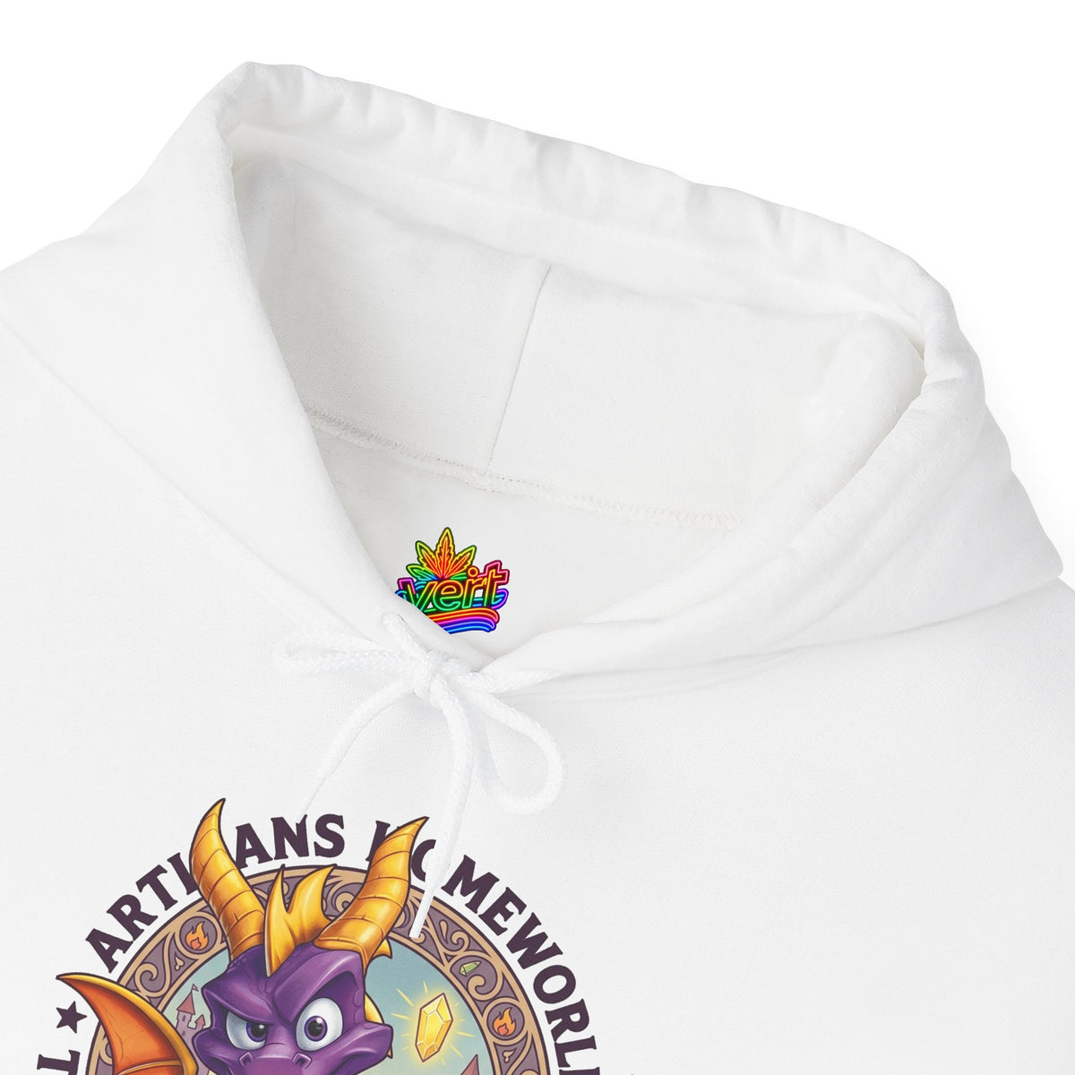 Vert Spyro Vintage Style Unisex Graphic Hoodie