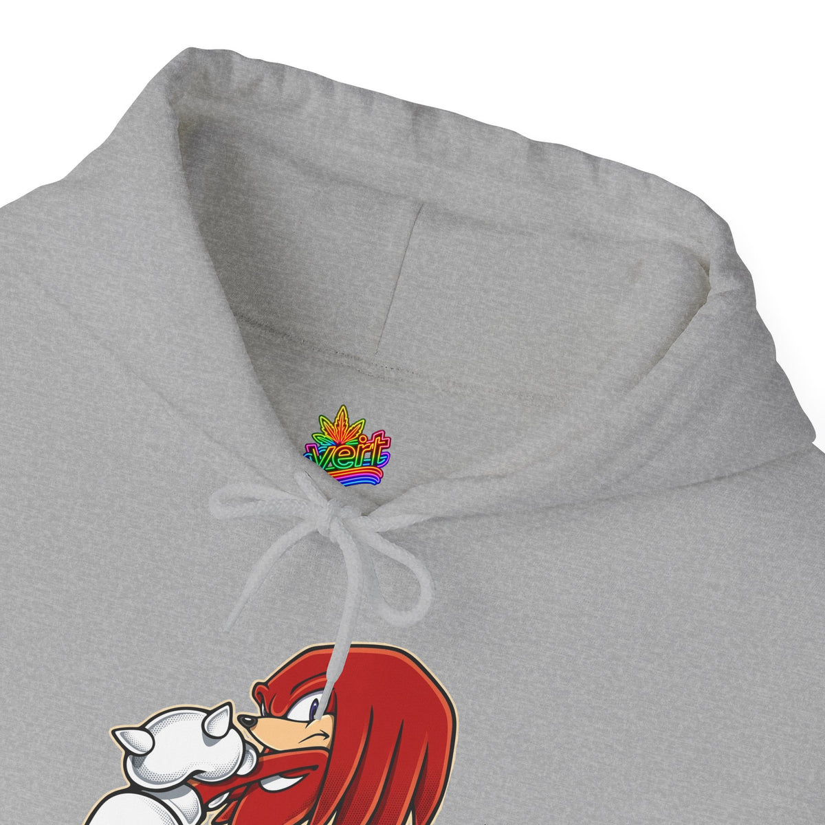 Vert Knuckles The Echidna Vintage Style Unisex Graphic Hoodie