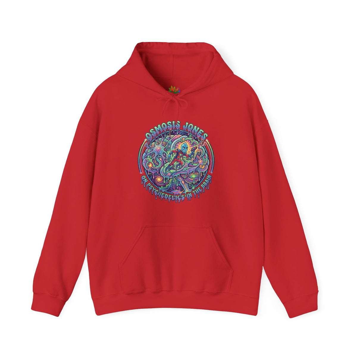 Vert Osmosis Jones Psychedelic Vintage Style Unisex Graphic Hoodie