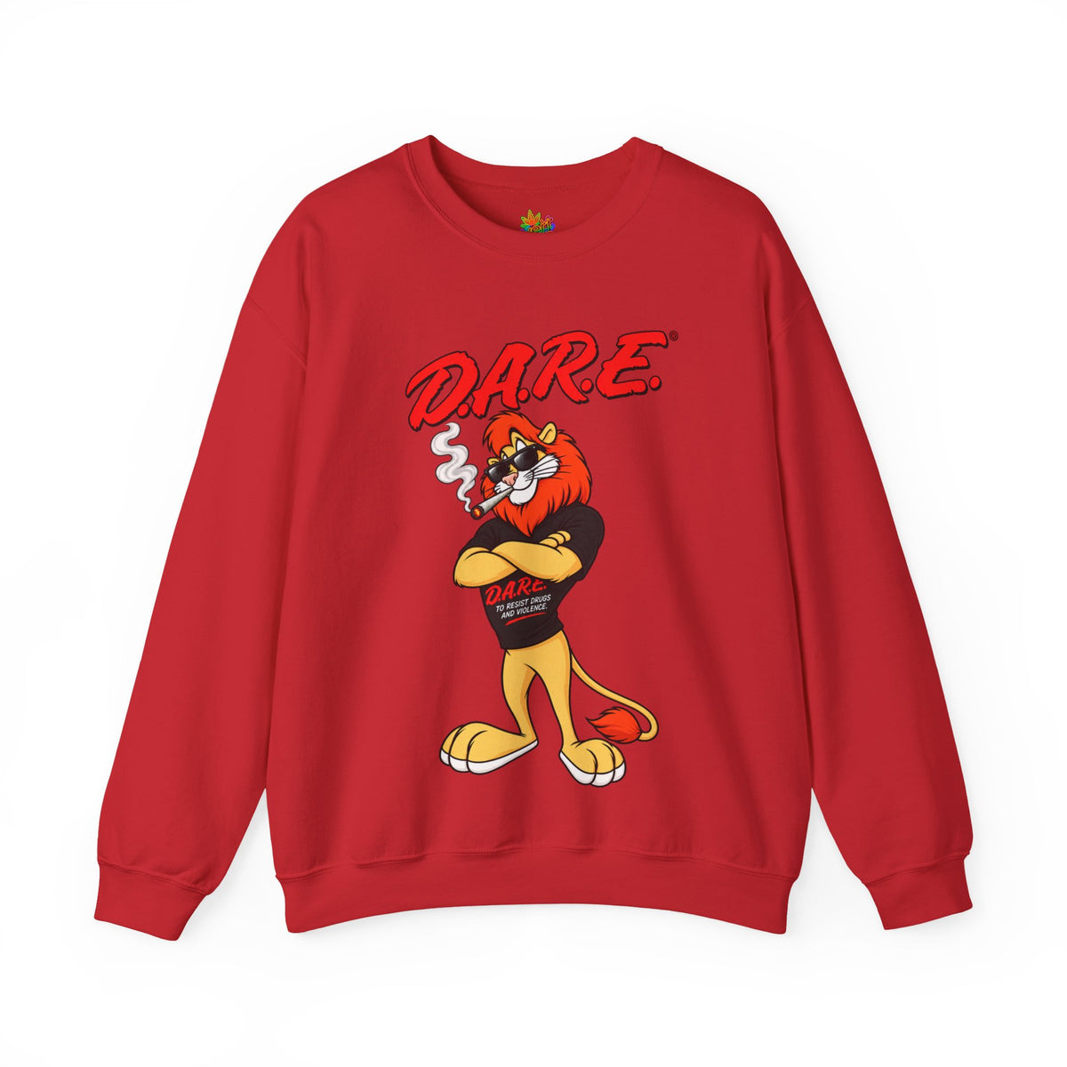 Vert D.A.R.E Vintage Style Unisex Graphic Crewneck Sweatshirt