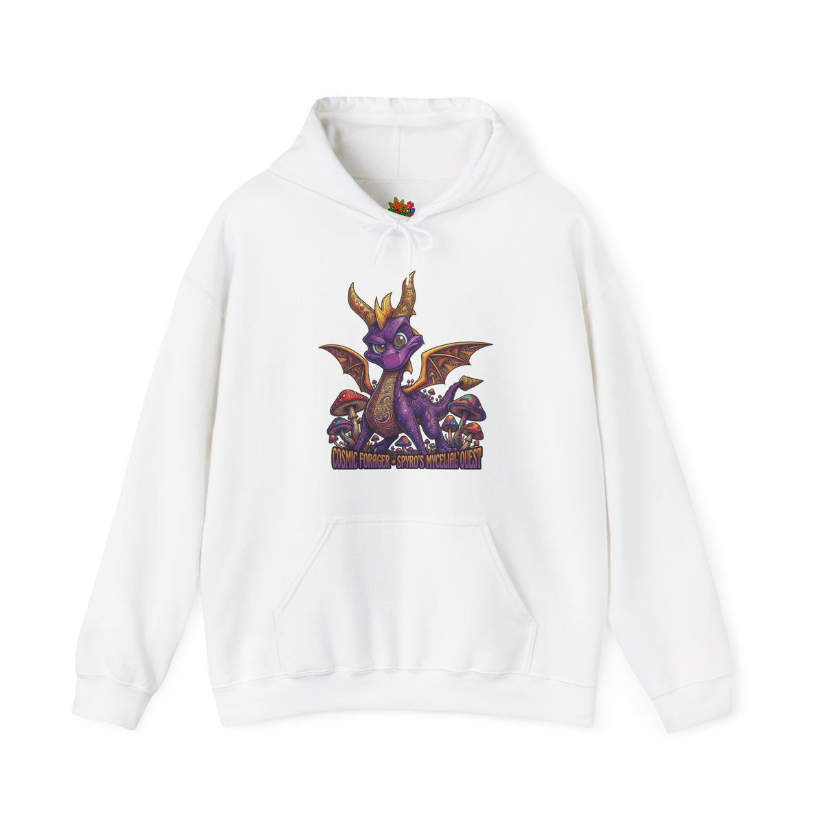 Vert Spyro Psychedelic Vintage Style Unisex Graphic Hoodie