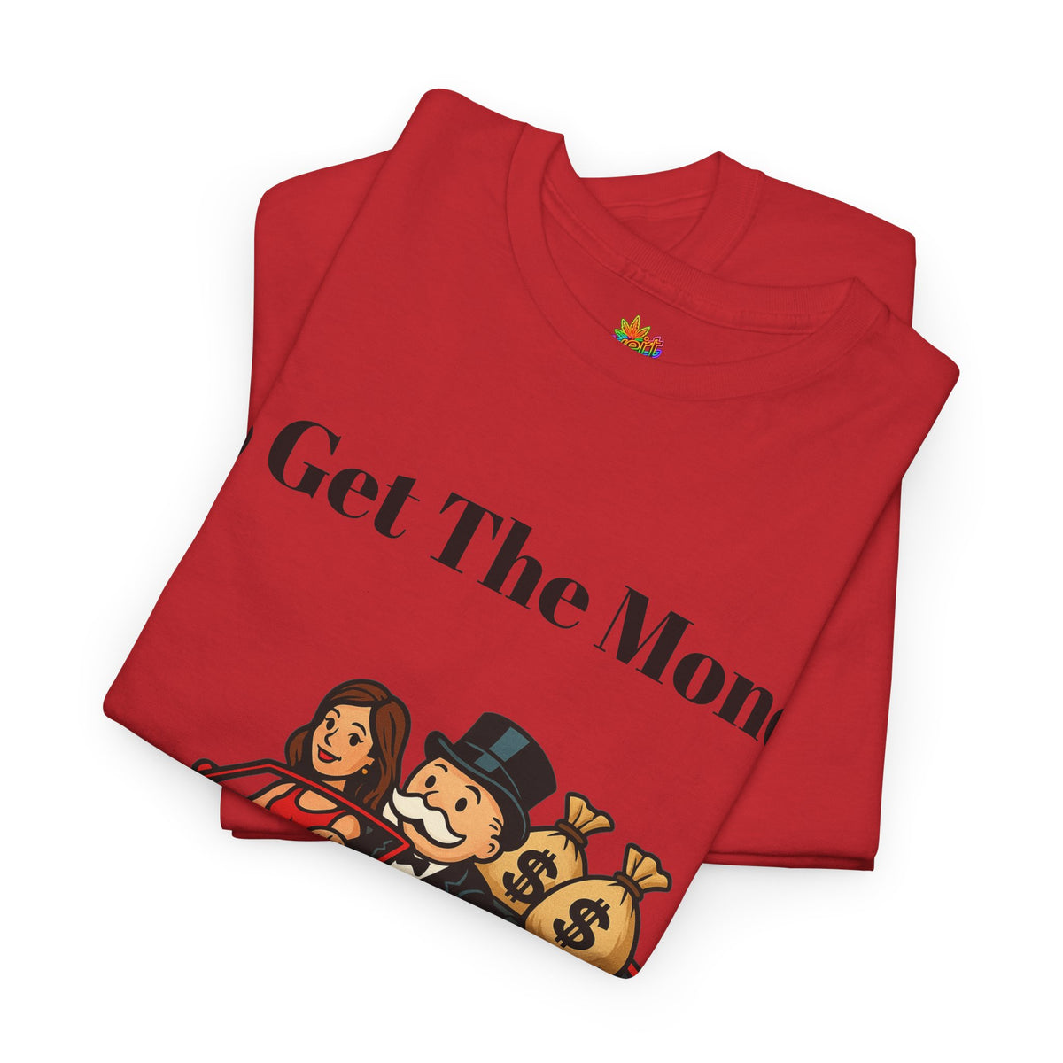 Vert Monopoly Man Vintage Style Unisex Graphic T-Shirt