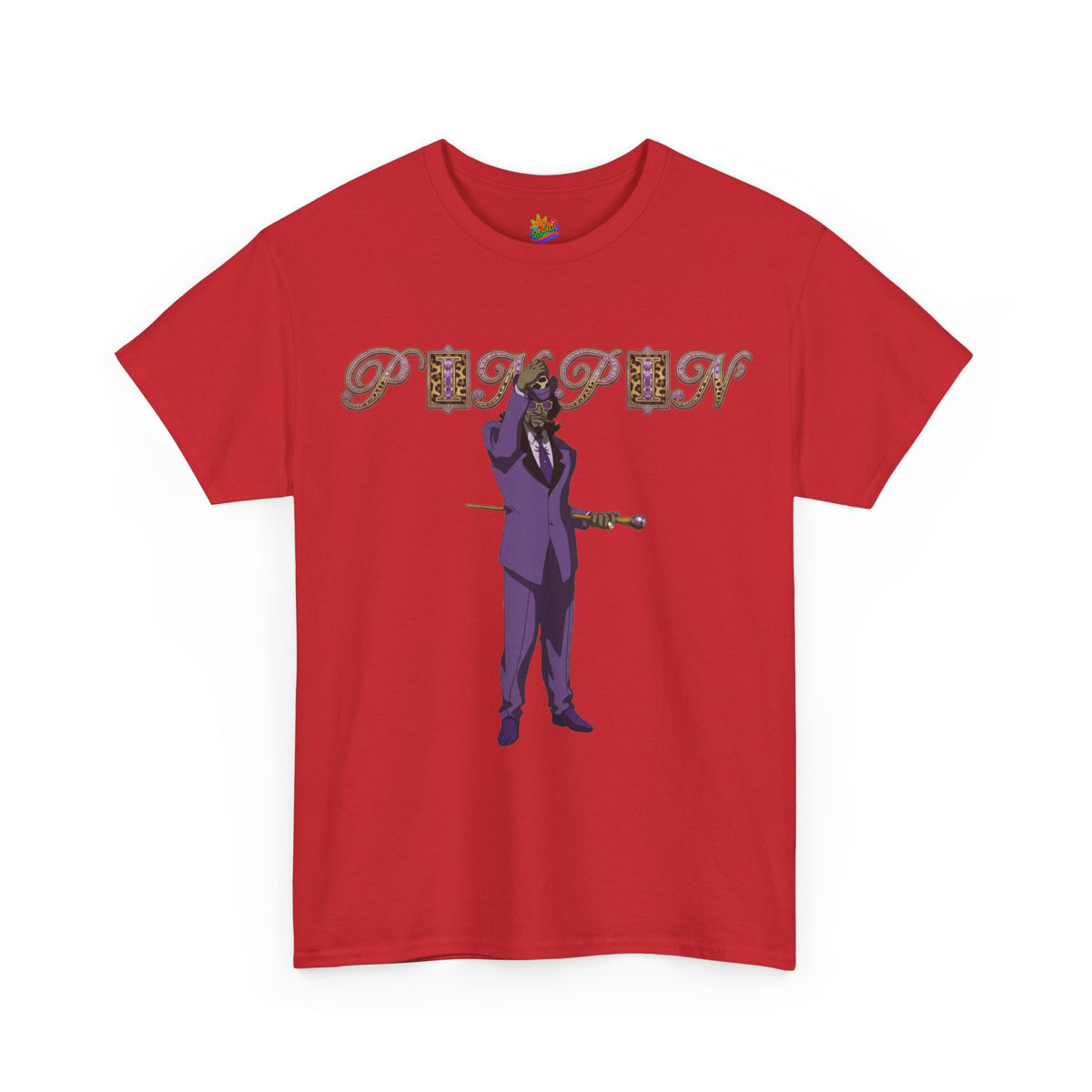 Vert Pimp Named Slickback Vintage Style Unisex Graphic Cotton T-Shirt