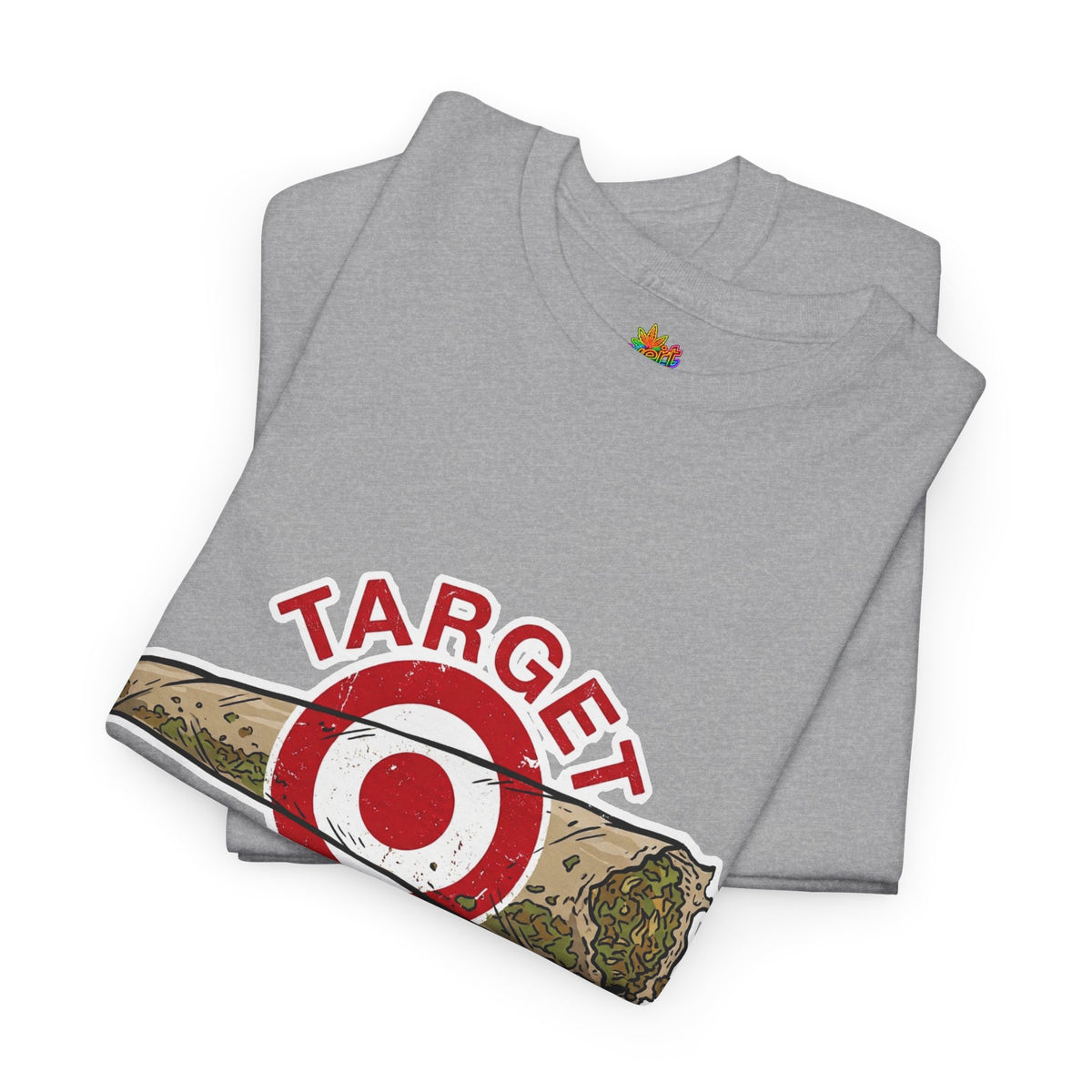 Vert Target Parody Vintage Style Unisex Cotton Graphic T-Shirt