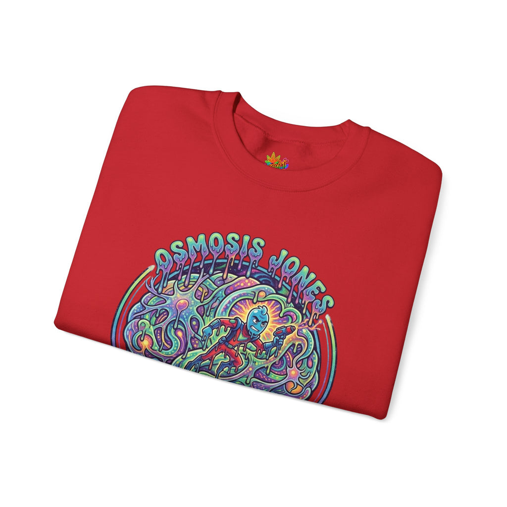 Vert Osmosis Jones Psychedelics Vintage Style Unisex Graphic Crewneck Sweatshirt