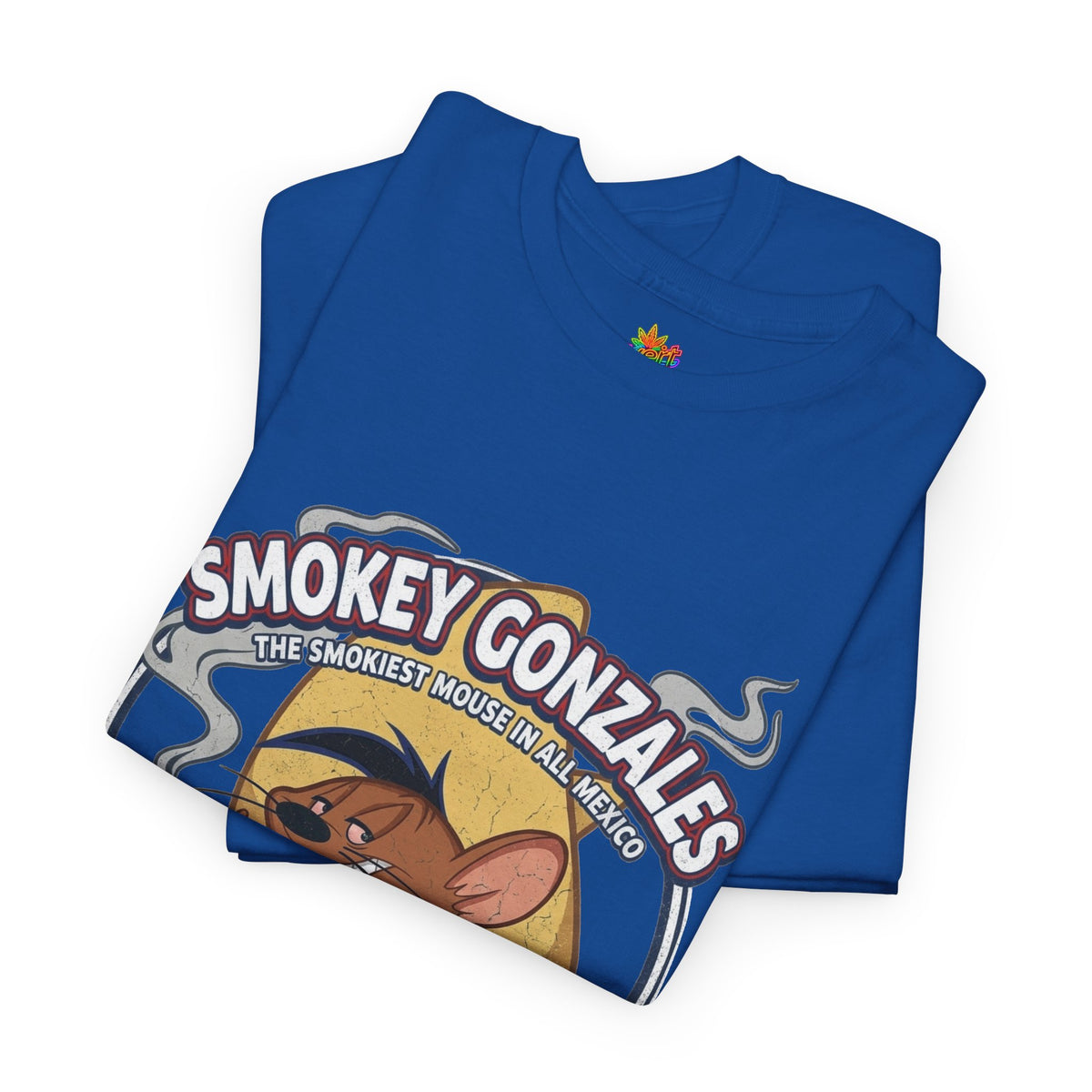 Vert Speedy Gonzales Smoker Vintage Style Unisex Cotton Graphic T-Shirt