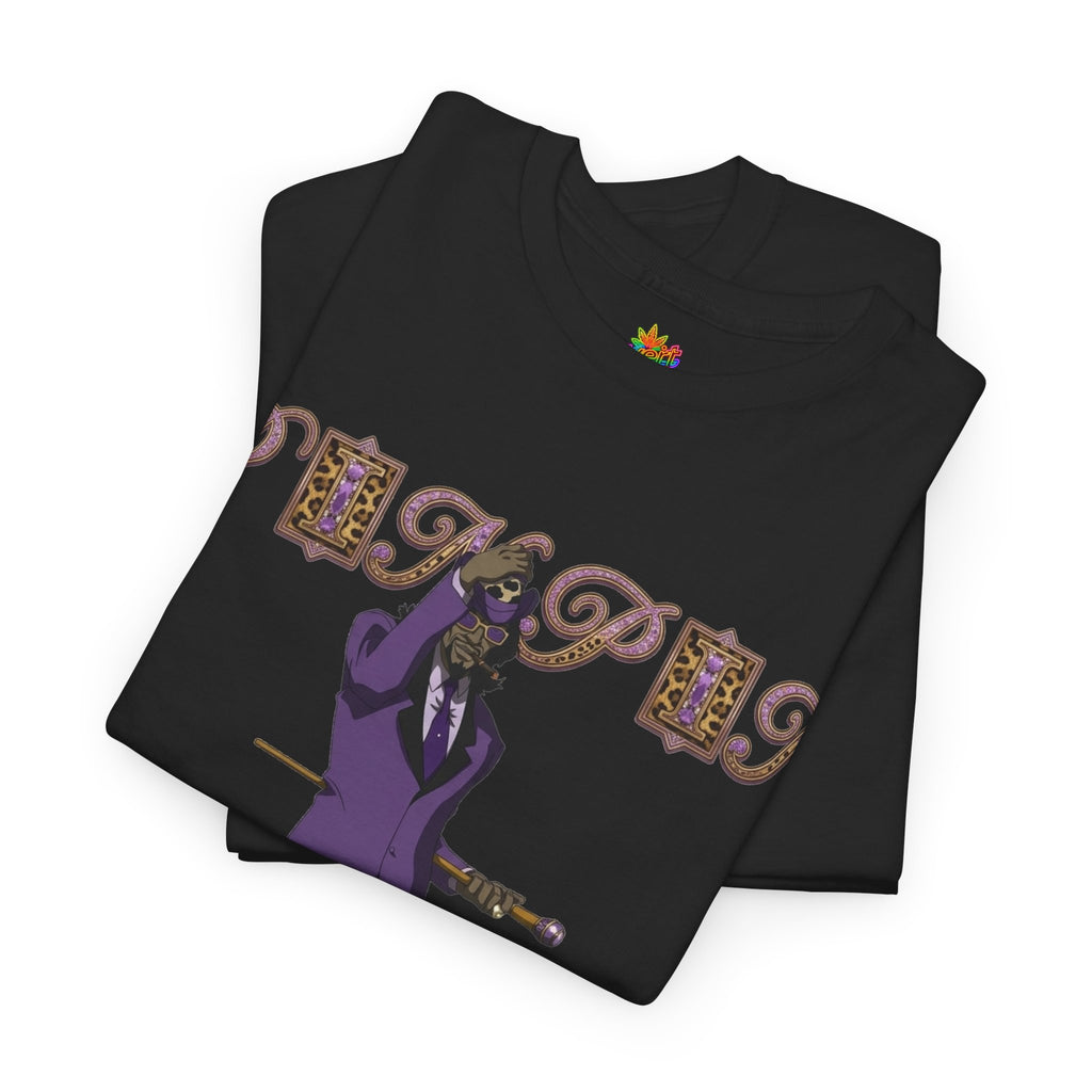 Vert Pimp Named Slickback Vintage Style Unisex Graphic Cotton T-Shirt
