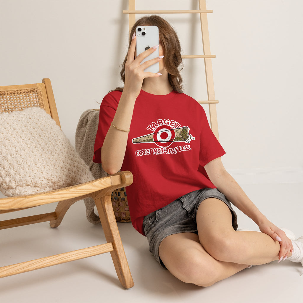 Vert Target Parody Vintage Style Unisex Cotton Graphic T-Shirt