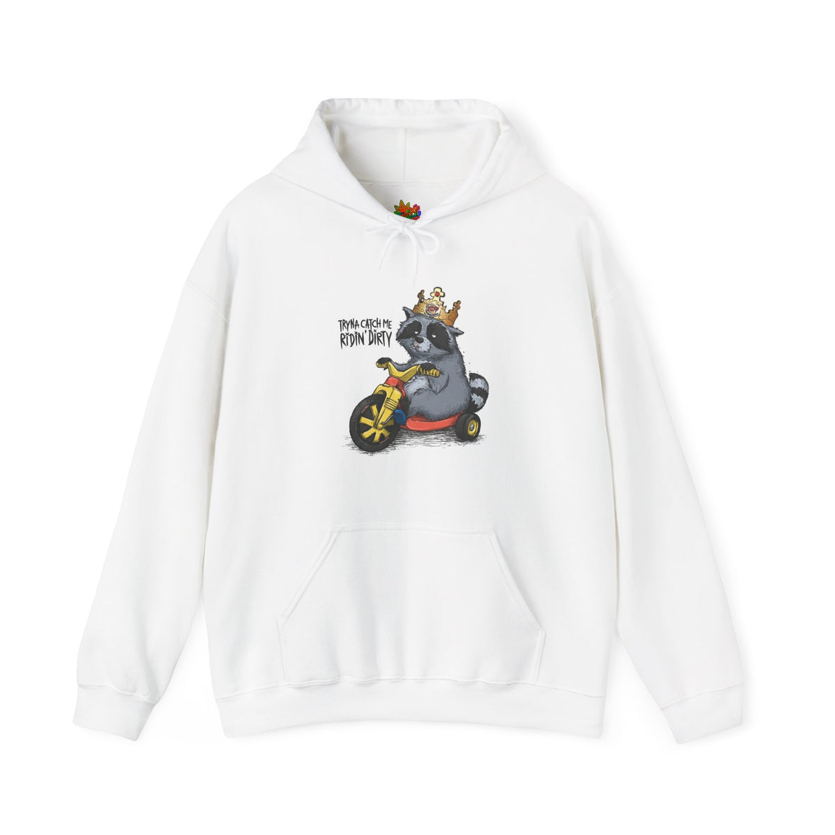 Vert Burger King Parody Vintage Style Unisex Graphic Hoodie