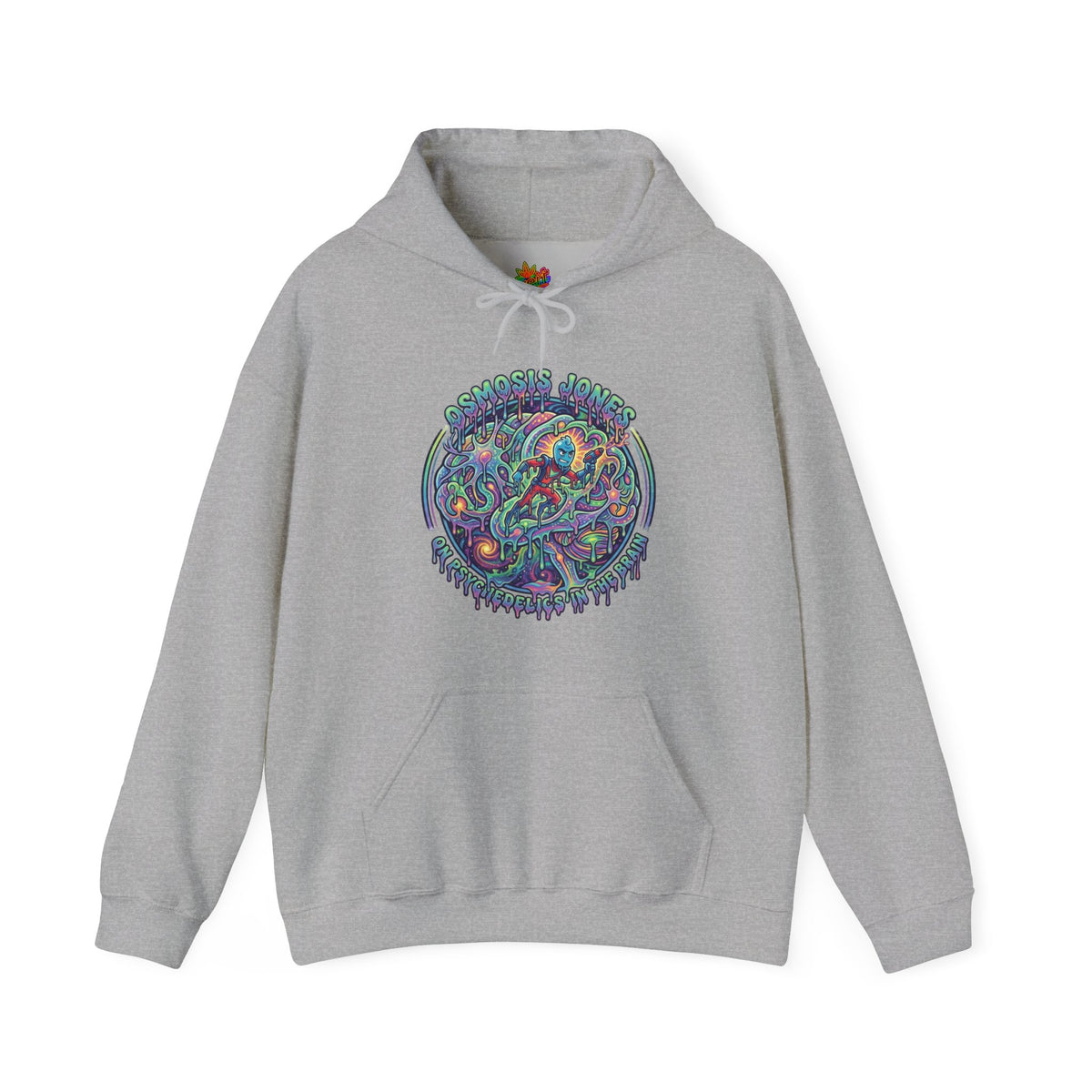 Vert Osmosis Jones Psychedelic Vintage Style Unisex Graphic Hoodie