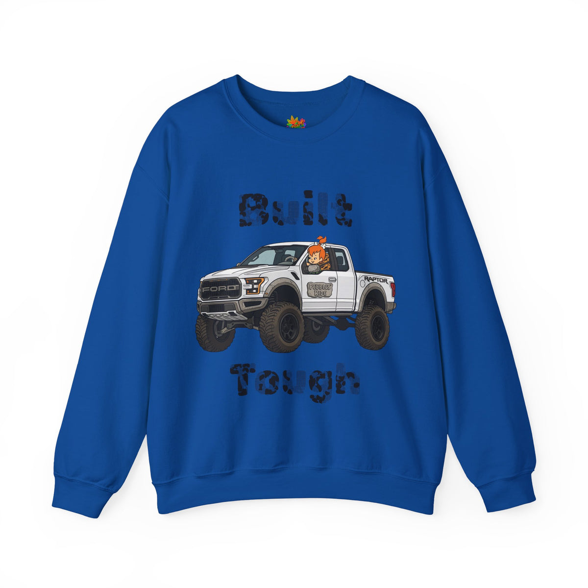 Vert Pebbles F-150 Vintage Style Graphic Crewneck Sweatshirt