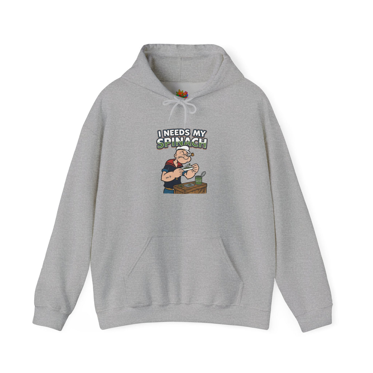 Vert Popeyes Vintage Style Unisex Graphic Hoodie