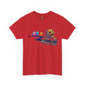Vert Pac-Man Psychedelic Vintage Style Unisex Cotton Graphic T-Shirt