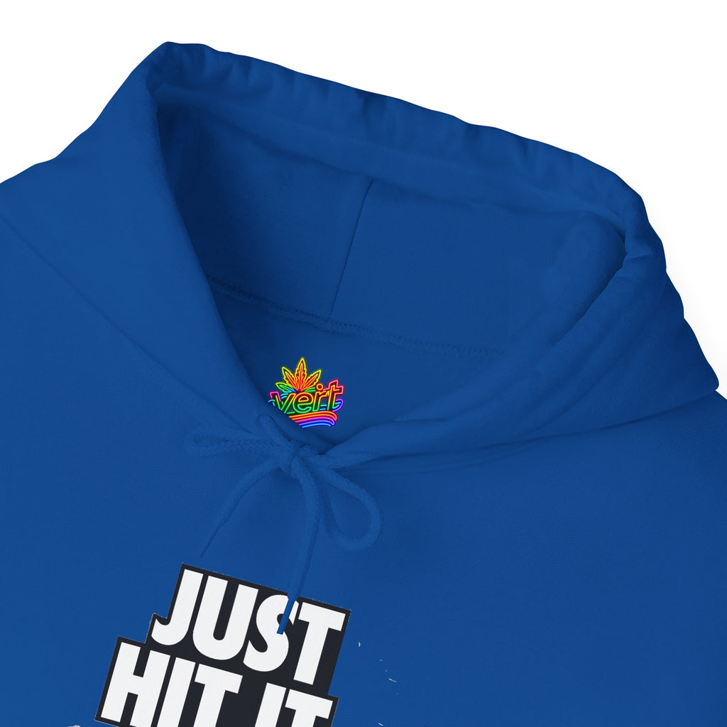 Vert Just Hit It Vintage Style Unisex Graphic Hoodie
