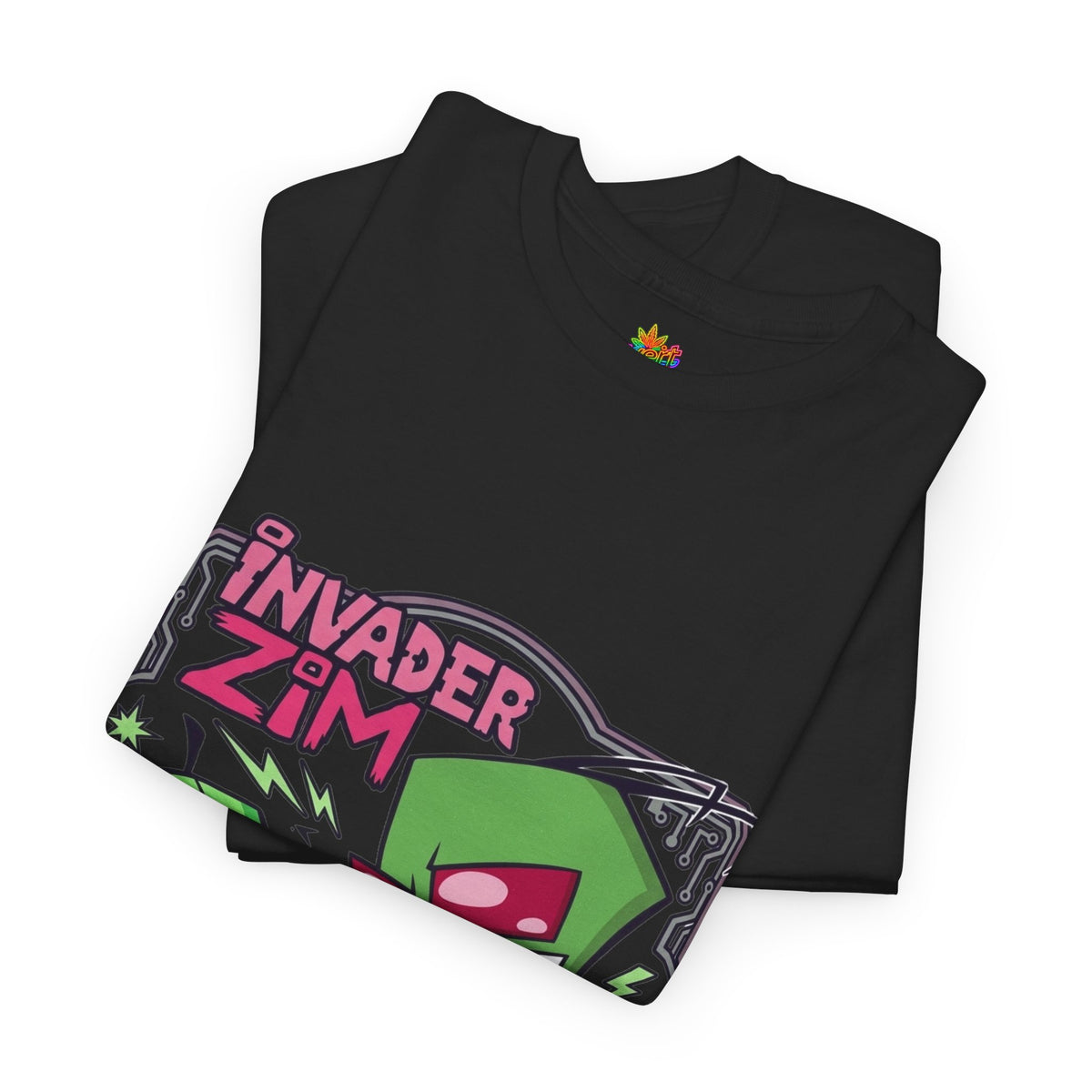 Vert Invader Zim Vintage Style Unisex Cotton Graphic T-Shirt