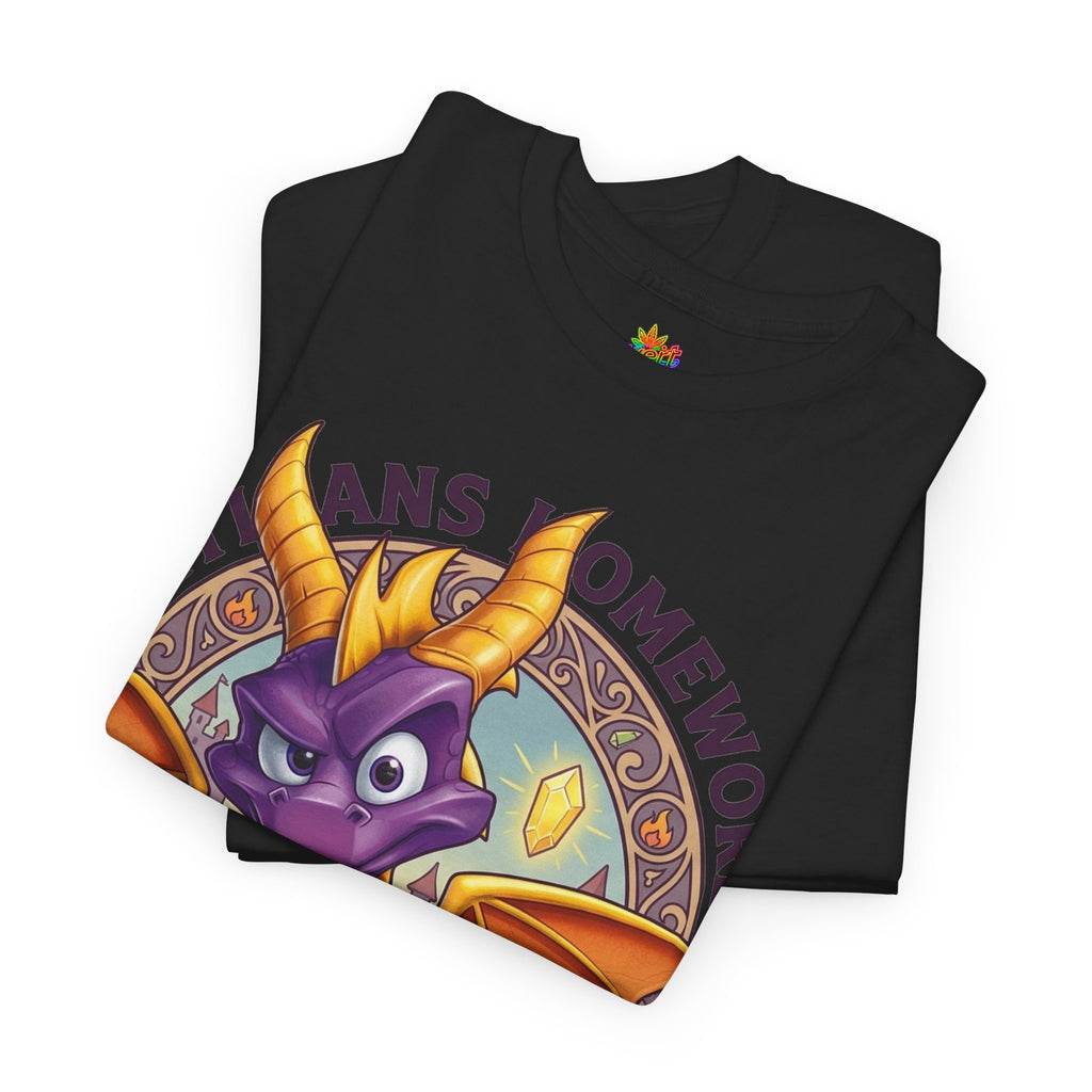 Vert Spyro Vintage Style Unisex Cotton Graphic T-Shirt