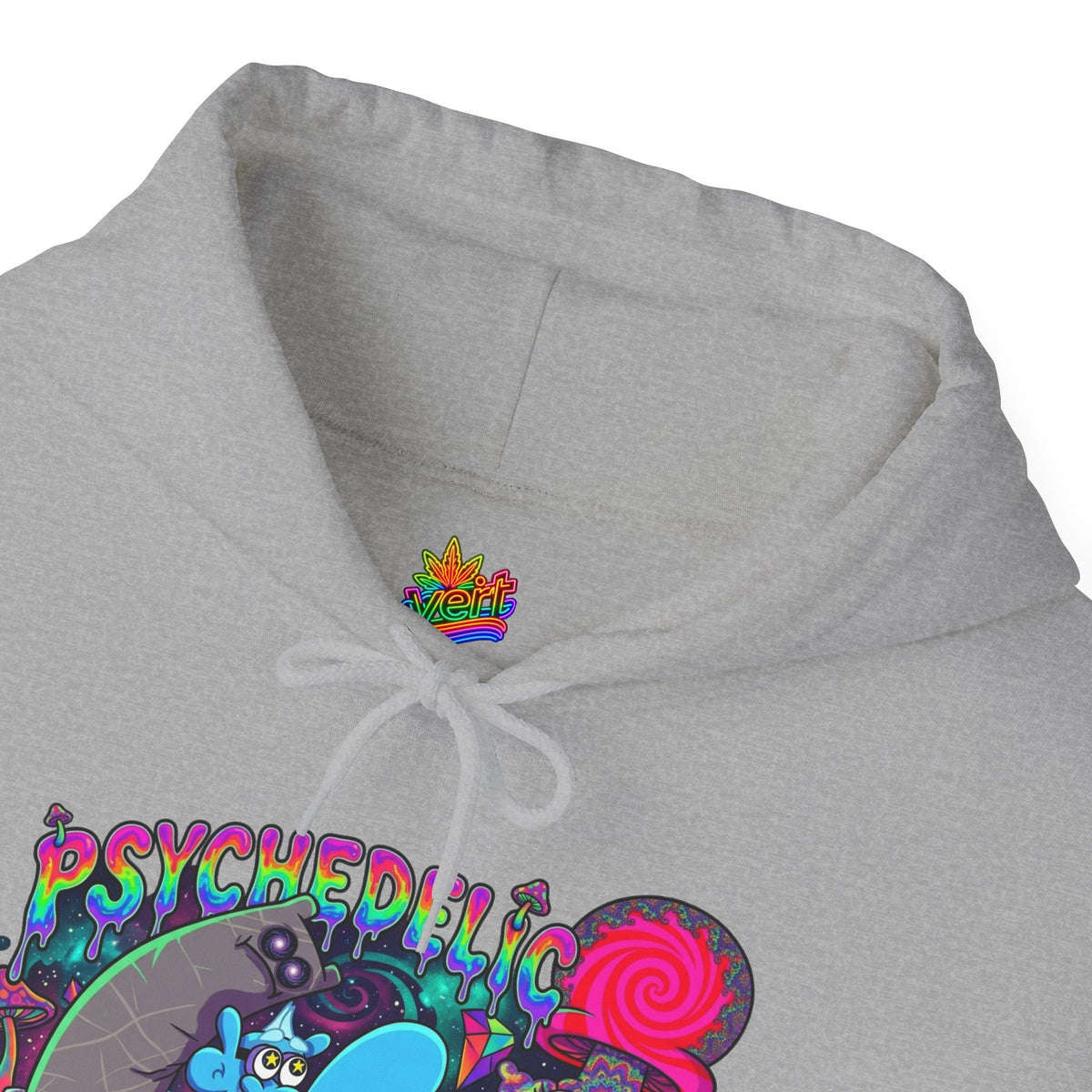 Vert Chowder Psychedelic Vintage Style Unisex Graphic Hoodie