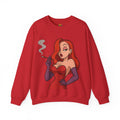 Vert Jessica Rabbit Vintage Style Unisex Graphic Crewneck Sweatshirt