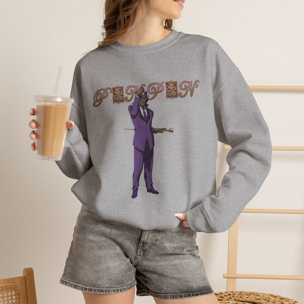 Vert Pimp Named Slickback Vintage Style Unisex Graphic Crewneck Sweatshirt