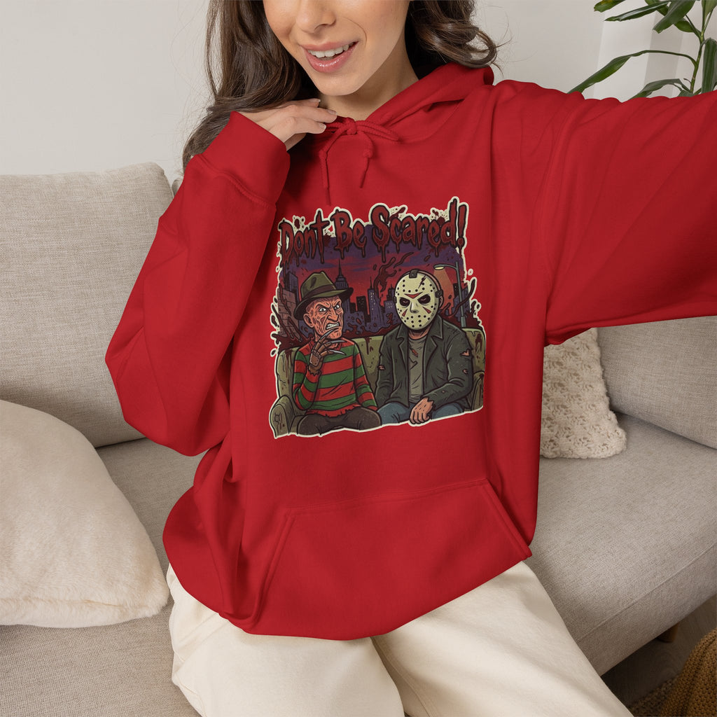 Vert Freddy & Jason Vintage Style Unisex Graphic Hoodie