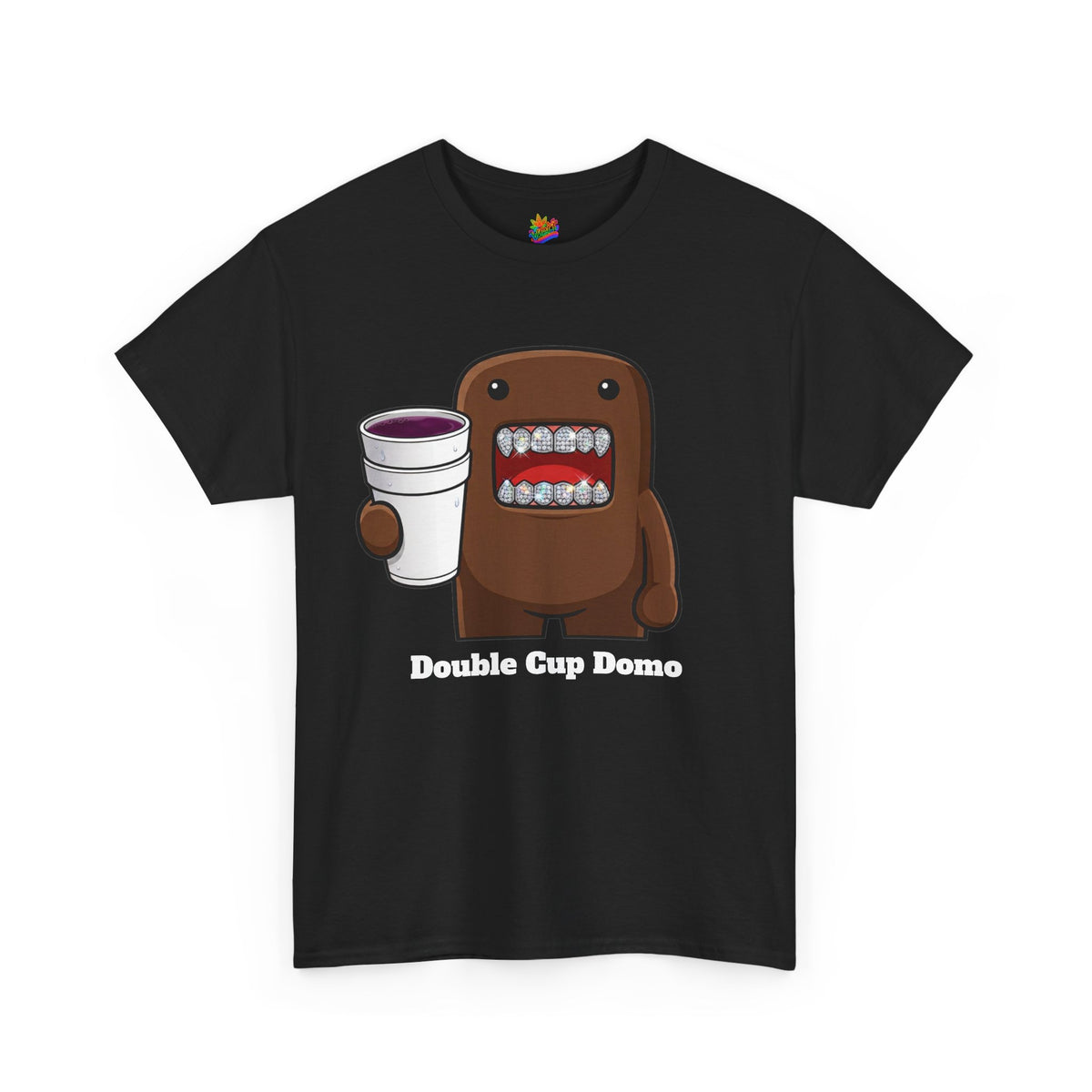 Vert Double Cup Domo Vintage Style Unisex Cotton Graphic T-Shirt