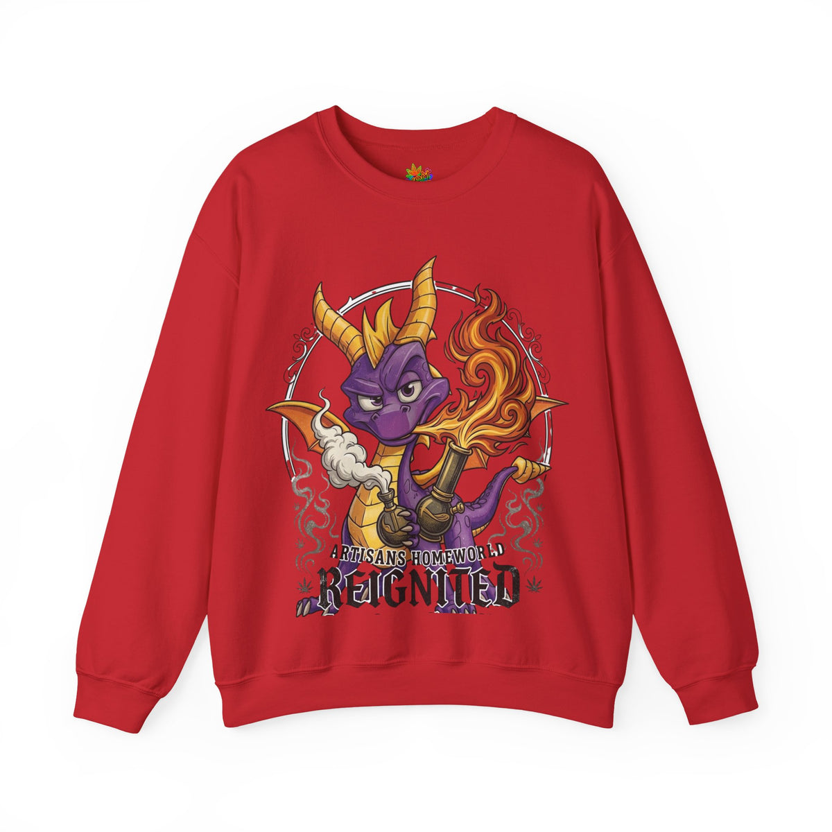 Vert Spyro Smoker Vintage Style Unisex Graphic Crewneck Sweatshirt