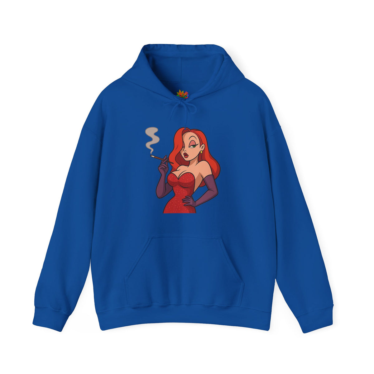 Vert Jessica Rabbit Vintage Style Unisex Graphic Hoodie