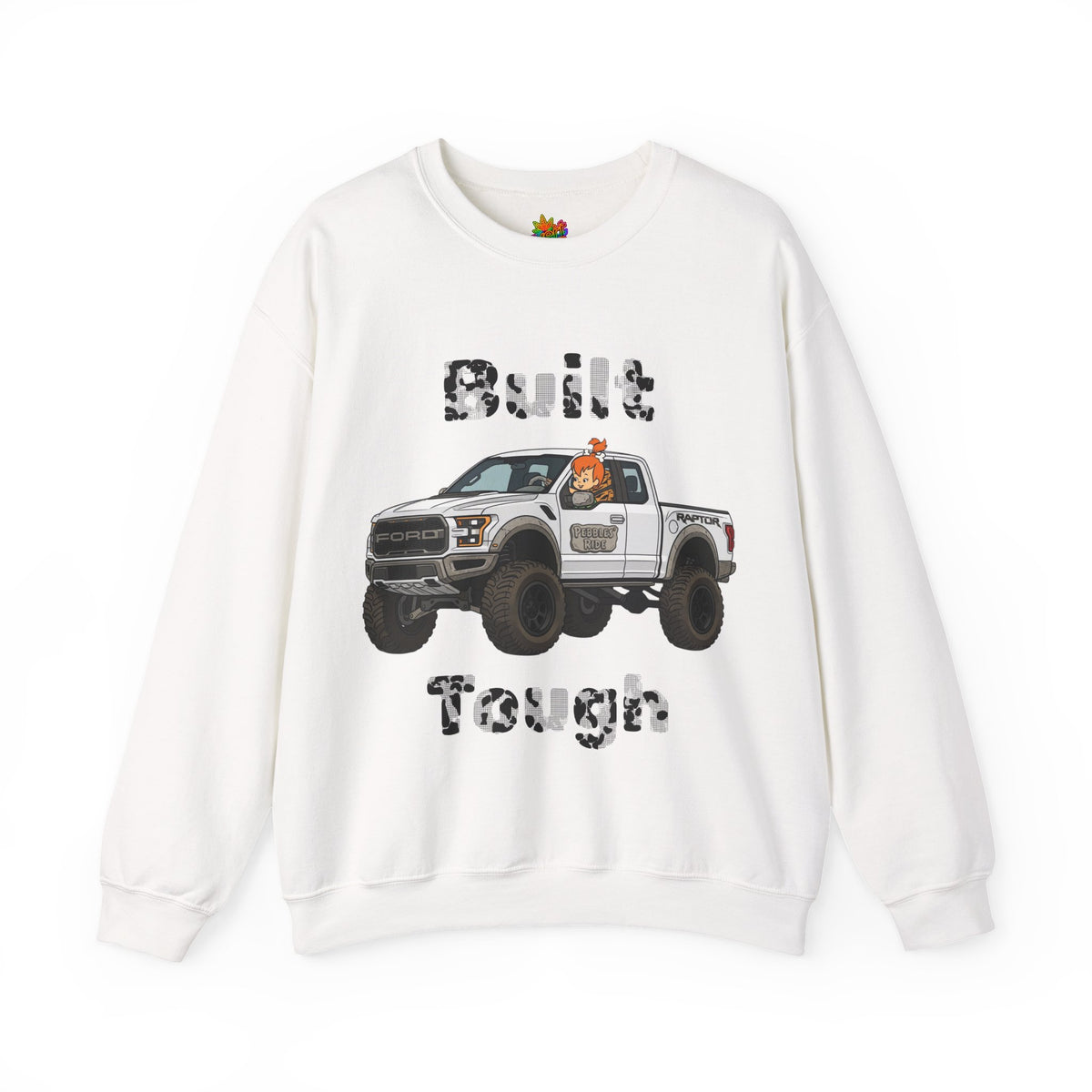 Vert Pebbles F-150 Vintage Style Graphic Crewneck Sweatshirt