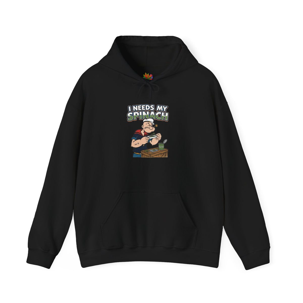 Vert Popeyes Vintage Style Unisex Graphic Hoodie