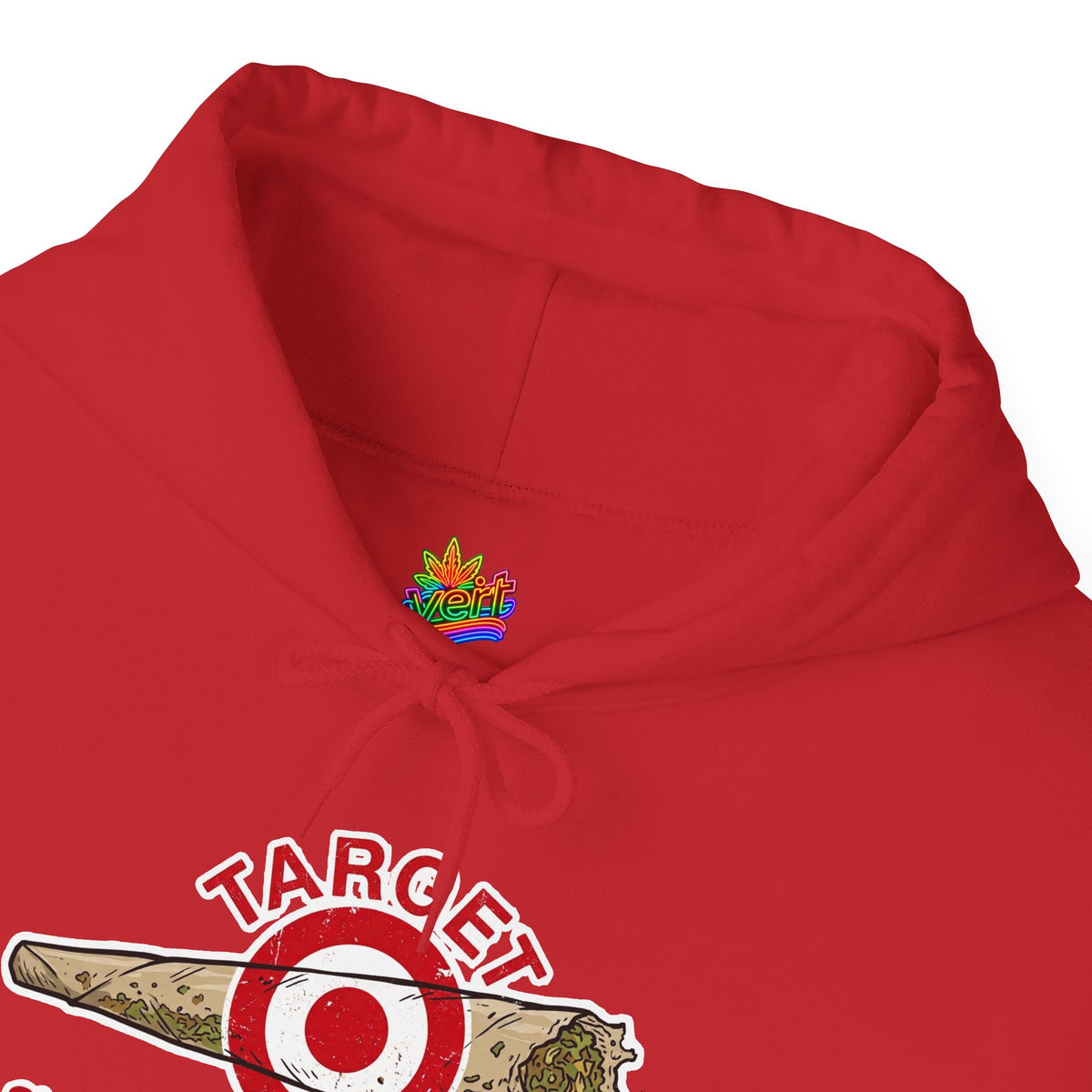 Vert Target Parody Vintage Style Unisex Graphic Hoodie