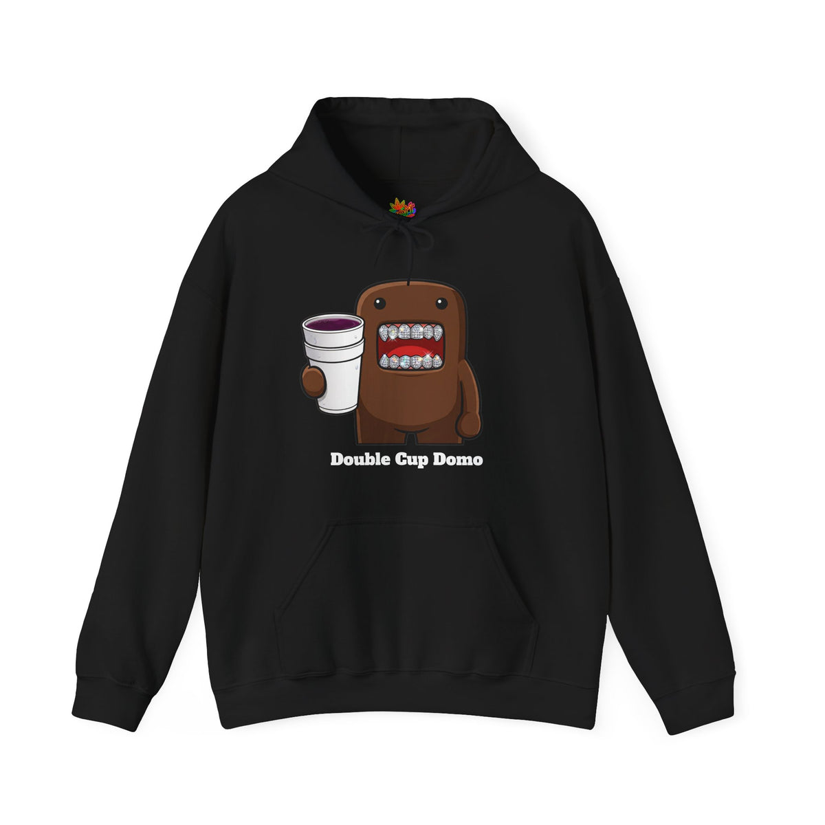 Vert Double Cup Domo Vintage Style Unisex Graphic Hoodie