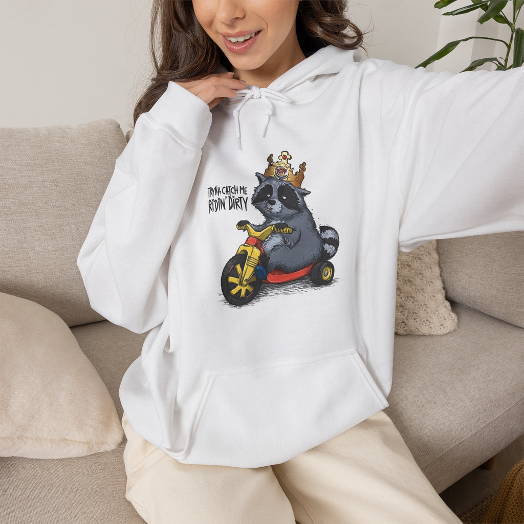 Vert Burger King Parody Vintage Style Unisex Graphic Hoodie