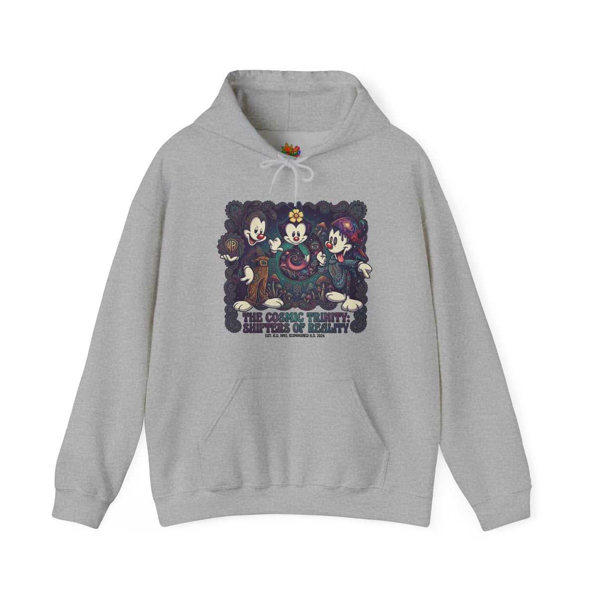 Vert Animaniacs Psychedelic Vintage Style Unisex Graphic Hoodie