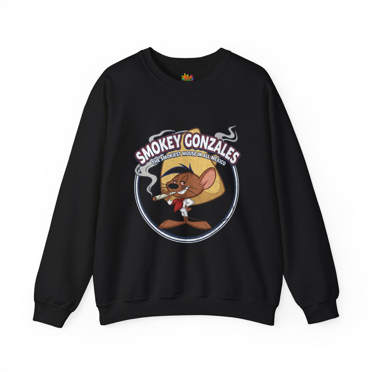 Vert Speedy Gonzales Smoker Vintage Style Unisex Graphic Crewneck Sweatshirt