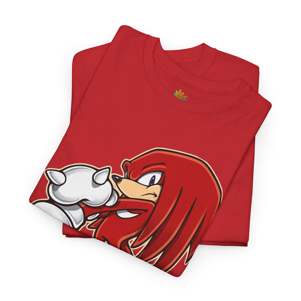 Vert Knuckles The Echidna Vintage Style Unisex Cotton Graphic T-Shirt