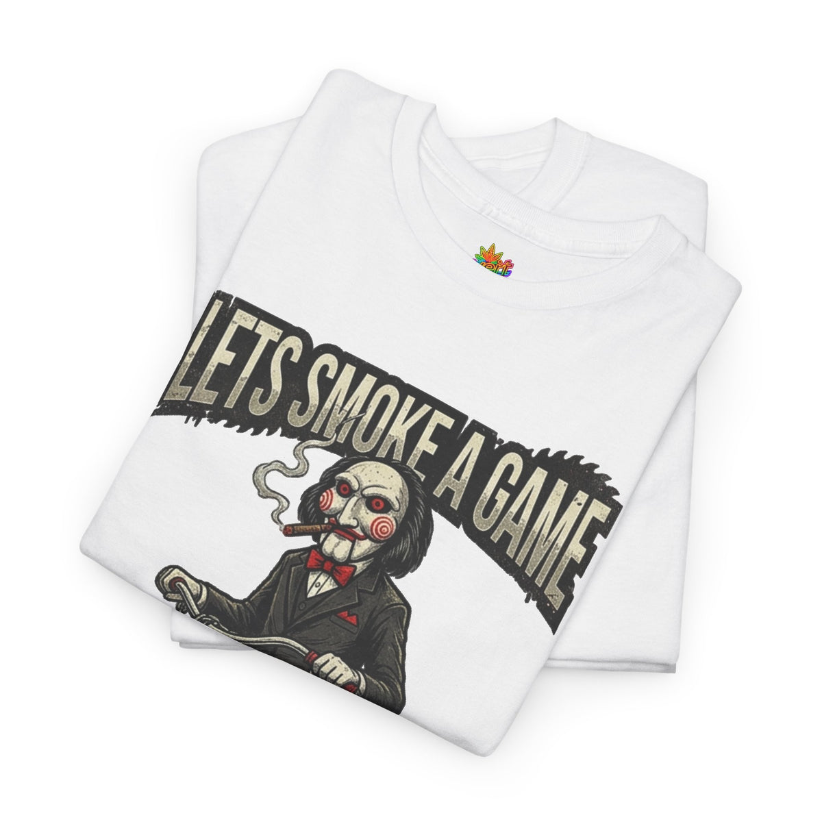 Vert Jigsaw Smoker Vintage Style Unisex Cotton Graphic T-Shirt