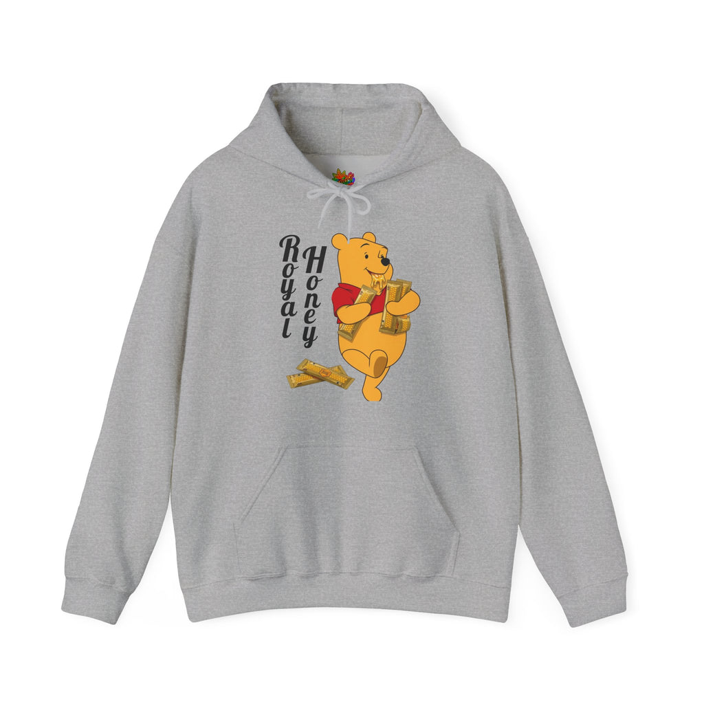 Vert Winnie The Pooh "Royal Honey" Vintage Style Unisex Hoodie
