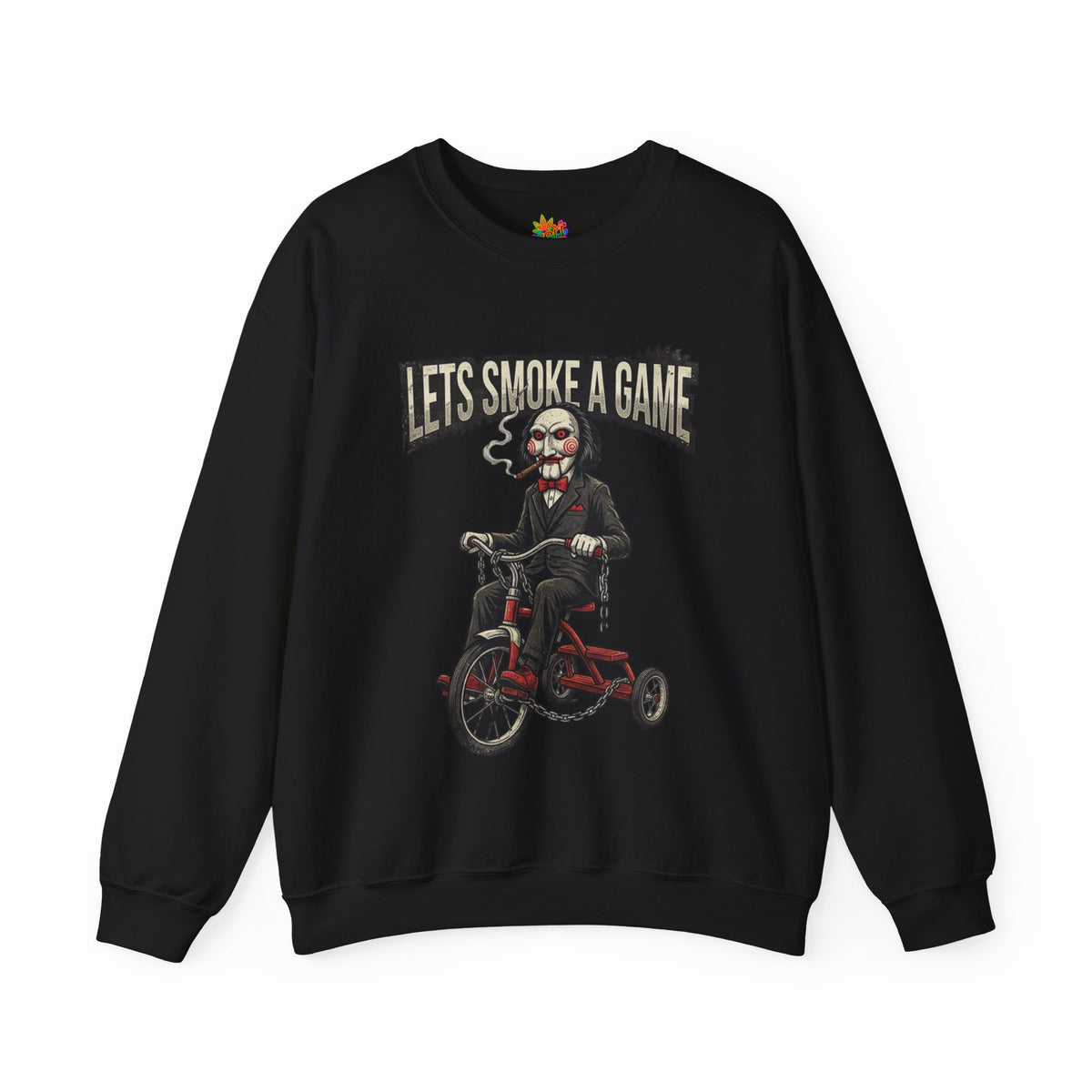 Vert Jigsaw Smoker Vintage Style Unisex Graphic Crewneck Sweatshirt