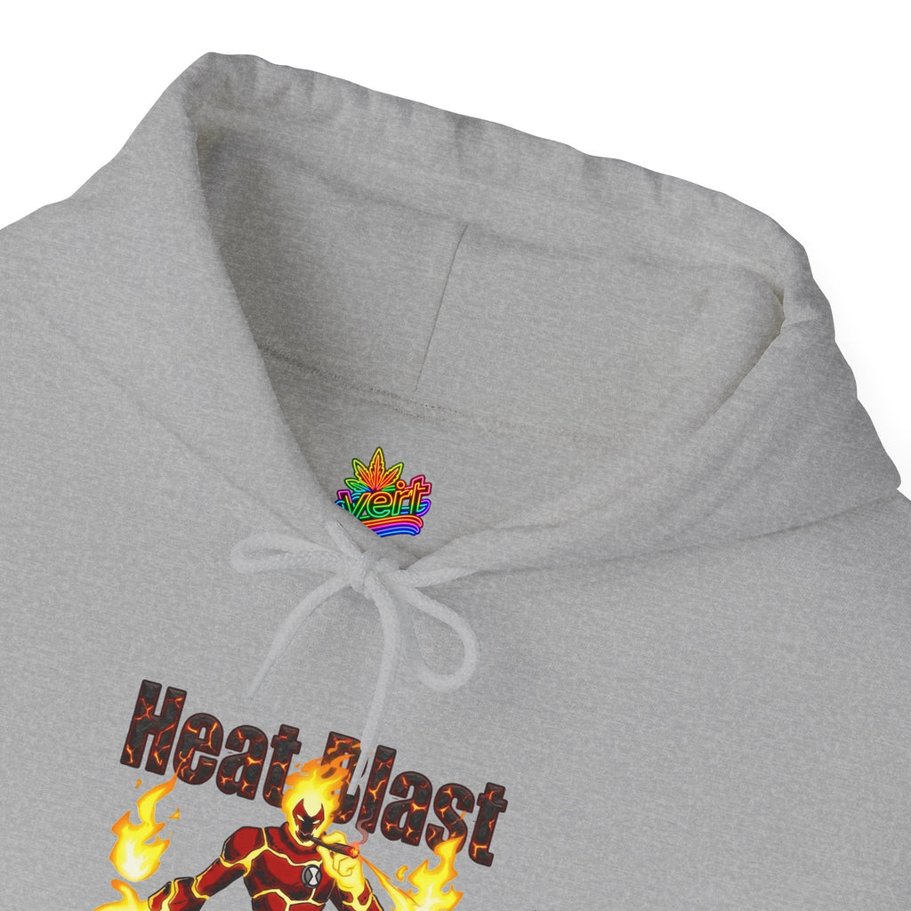 Vert Ben 10 Heat Blast Vintage Style Unisex Graphic Hoodie