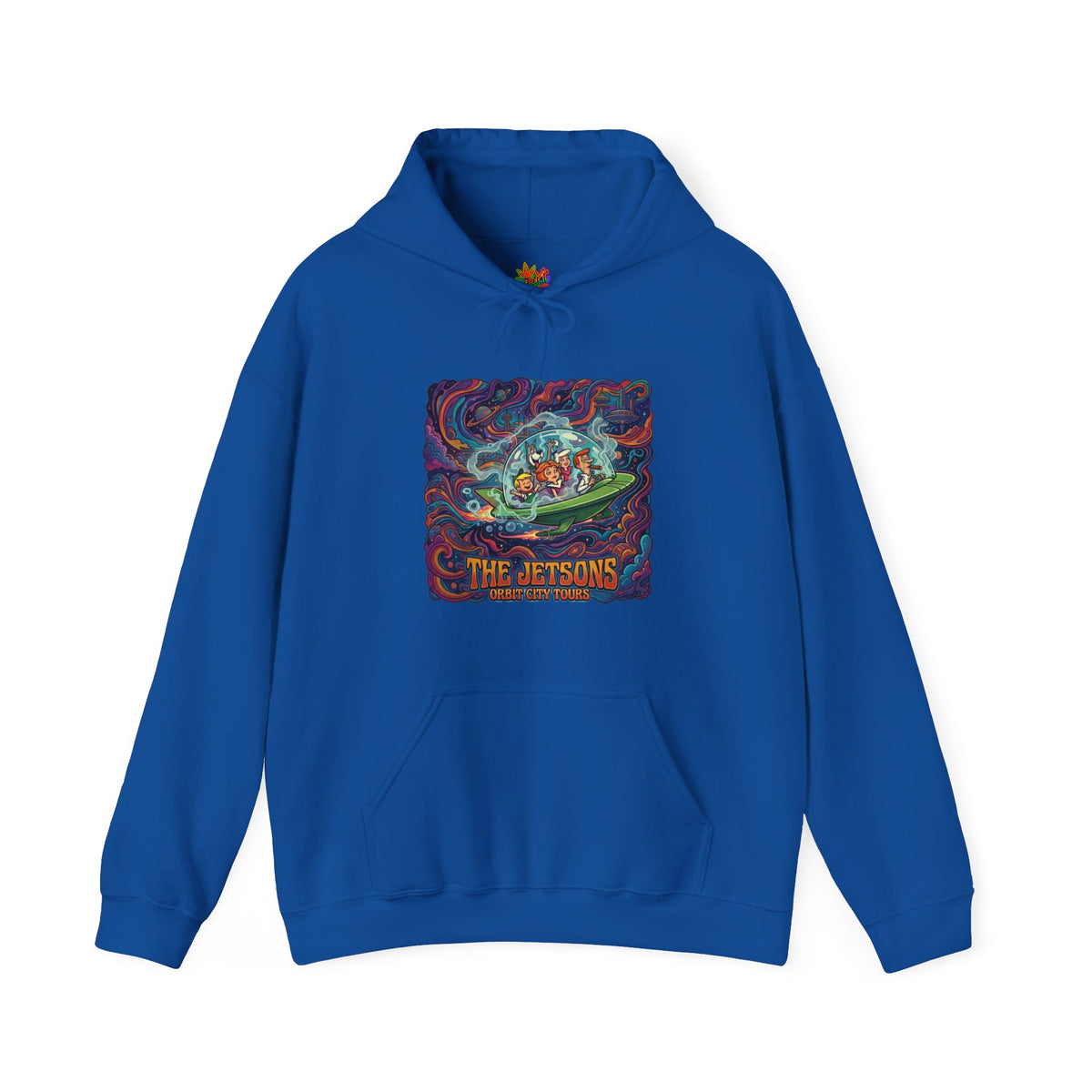 Vert Jetson Smoker Vintage Style Unisex Graphic Hoodie