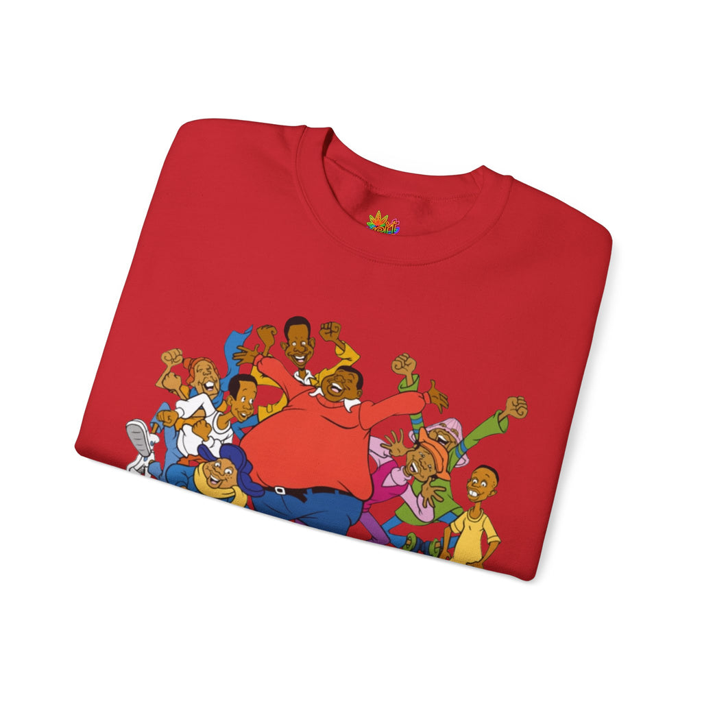 Vert Fat Albert Vintage Style Unisex Graphic Crewneck Sweatshirt
