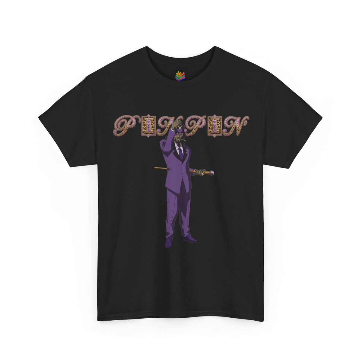 Vert Pimp Named Slickback Vintage Style Unisex Graphic Cotton T-Shirt