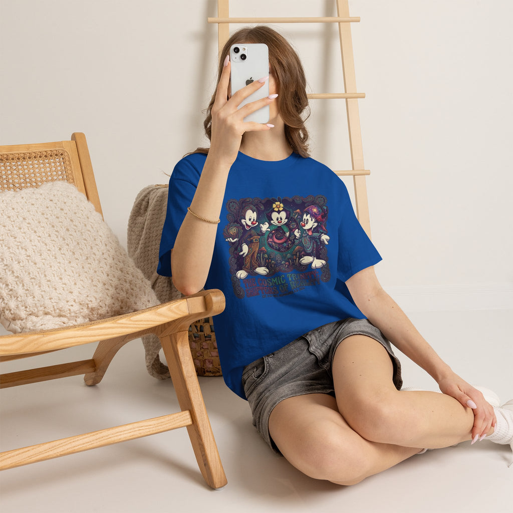 Vert Animaniacs Psychedelics Vintage Style Unisex Cotton Graphic T-Shirt