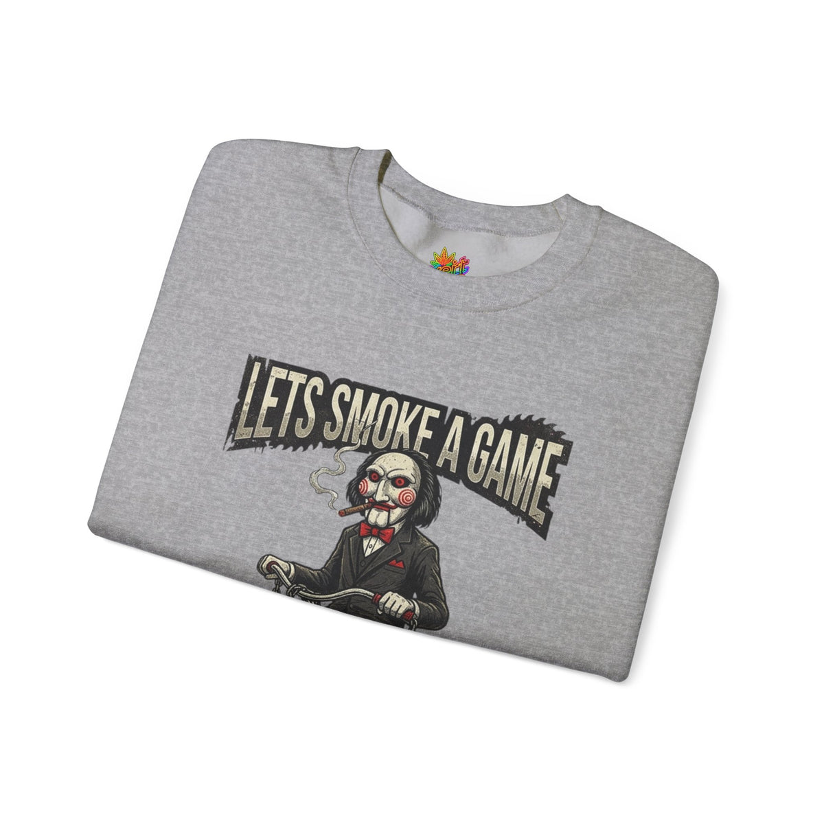 Vert Jigsaw Smoker Vintage Style Unisex Graphic Crewneck Sweatshirt