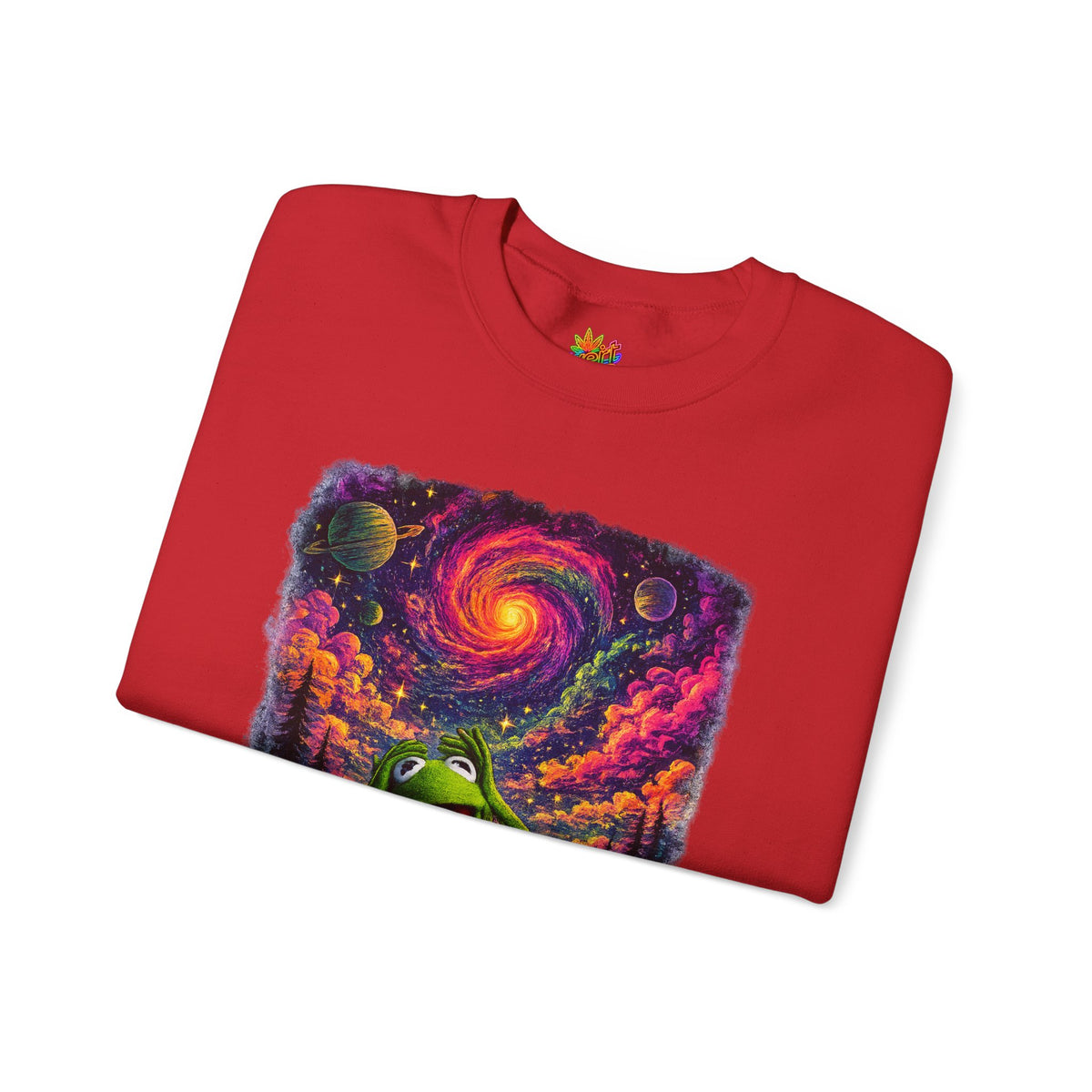 Vert Psychedelic Kermit Unisex Graphic Crewneck Sweatshirt