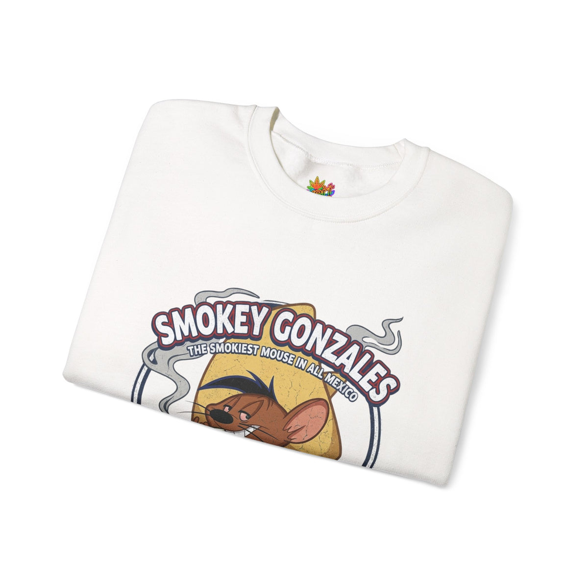 Vert Speedy Gonzales Smoker Vintage Style Unisex Graphic Crewneck Sweatshirt